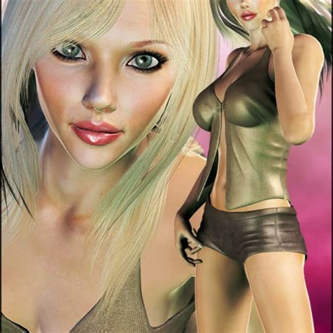 Scarlett Johansson For Genesis 8 Female Celebrity 3d Model Daz Poser