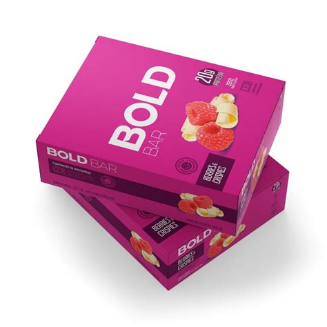 Bold Bar Barra 20g Proteina Barrinha 12 Un Sabores Submarino