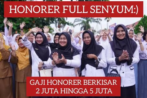 Jelang Idul Adha Pemerintah Resmi Berlakukan Gaji Honorer Tiap