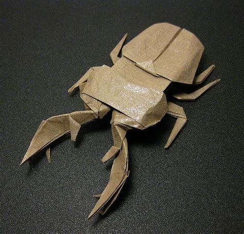 Stag Beetle Origami Paper Art Origami Art Beetle Art