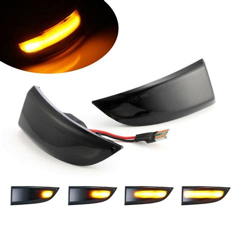 LED Dynamic Turn Signal Light Side Mirror Blinker Indicator Light For