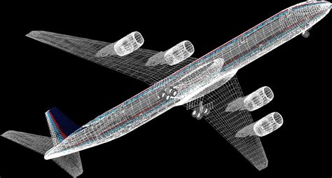 Airplane Dc 8 73 Dwg Plan For Autocad • Designs Cad