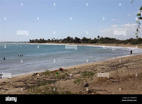 Images of Puerto Rico, Guayama, Pozuelo Beach Landscape and flora Stock Photo - Alamy