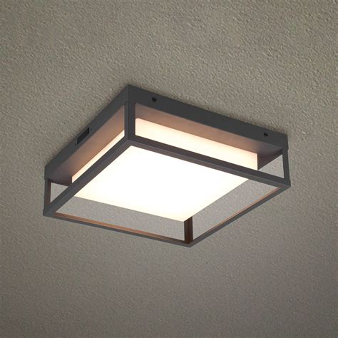 Plafonnier D Ext Rieur Led Witham Ip Cct Anthracite Luminaire Fr