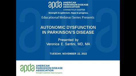 Autonomic Dysfunction In Parkinson S Disease With Dr Veronica Santini