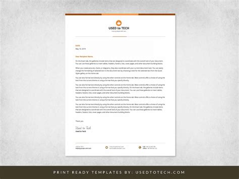 Best Letterhead Design In Microsoft Word