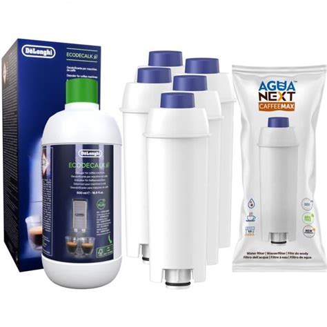 Filtre Eau Et D Tartrant Delonghi Ecodecalk Ml Aquanext