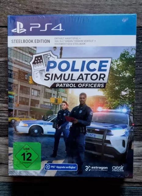 POLICE SIMULATOR PATROL Officers Limited Special Steelbook Edition PS4