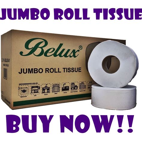 Belux Jumbo Roll Tissue Jrt Carton X Rolls Shopee Malaysia