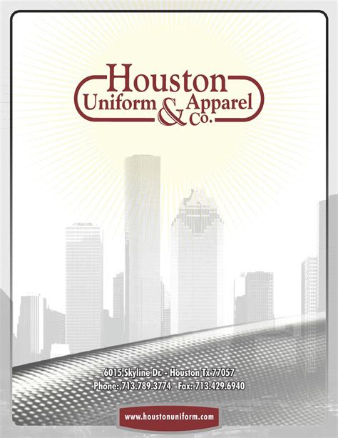 Houston uniform pdf presention 1 2013 by Accent Sign & Awning - Issuu