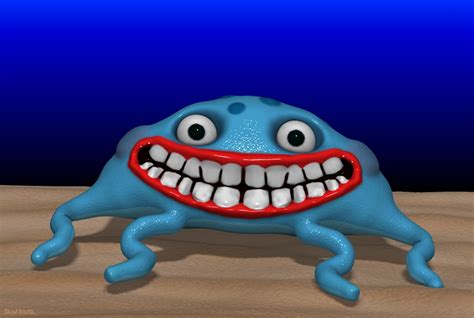 Smiling Sea Creature - ZBrushCentral