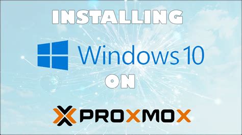 Windows 10 Install On Proxmox YouTube