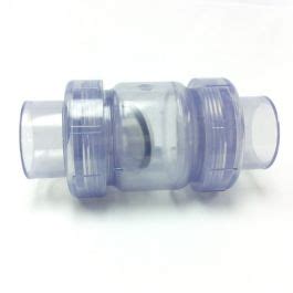 Clear Pvc True Union Swing Check Valve