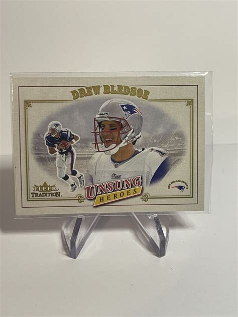 Fleer Fleer Tradition Drew Bledsoe New England Patriots Ebay