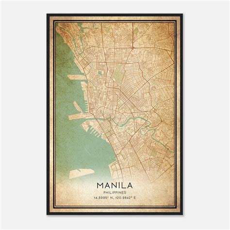 Manila Custom Maps And Posters