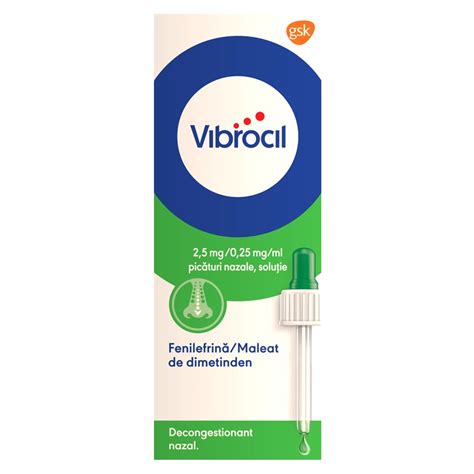 Vibrocil Spray Nazal Solutie 2 5 Mg 0 25 Mg Ml 15 Ml G Farmacia