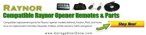 Raynor Pilot Garage Door Opener Manual - Garage Door Zone Support Manuals