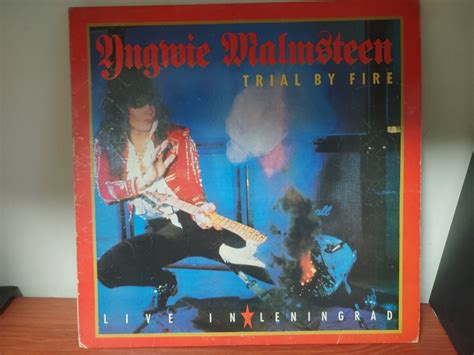 Yngwie Malmsteen Trial By Fire Live In Leningrad Vinyl Photo