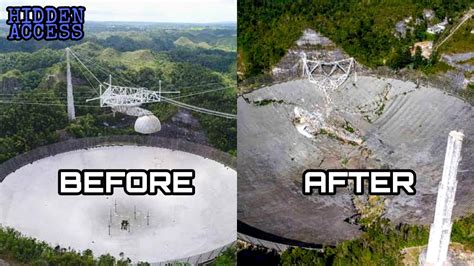 Arecibo Observatory Telescope Collapses As It Was Appeared In James