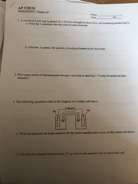 Summary Of Additions To New AP Chemistry Curriculum PART 2