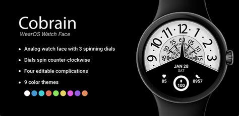 Cobrain Analog Watch Face Pixel Watch Galaxy Watch 45 Rgalaxywatchface