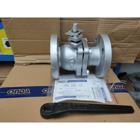 Jual Ball Valve Cast Iron JIS 10K Onda 3 Inch Shopee Indonesia