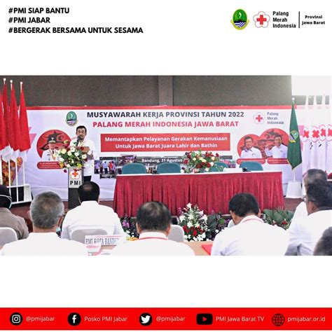 Musyawarah Kerja Provinsi Pmi Provinsi Jawa Barat Tahun Pmijabar