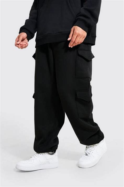 Mens Tall Baggy Fit Multi Side Pocket Cargo Jogger Boohoo Uk