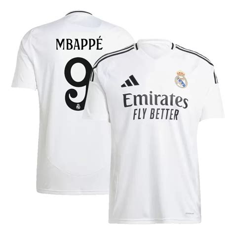 MbappÉ 9 Real Madrid Home Jersey 202425 Goalkingdom™