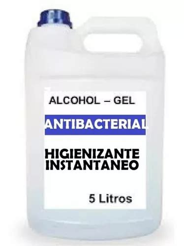 Alcohol Gel 70 Antibacterial Bidon 5 Litros Aprobado Anmat