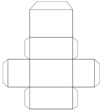 How to Make a Rectangular Prism - a Printable 3d Net