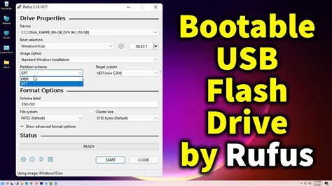 How To Create MBR Partition Bootable Usb Drive For Windows 10 With