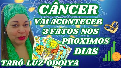 CÂNCERVAI ACONTECER NOS PRÓXIMOS DIAS E SURPREENDENTE 3 FATOS