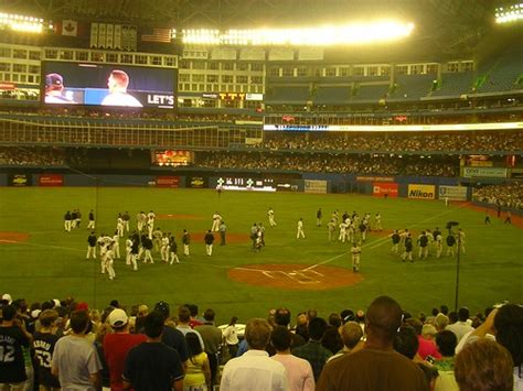 Bench Clearing Brawl No Toronto Blue Jays Pitcher Josh… Flickr