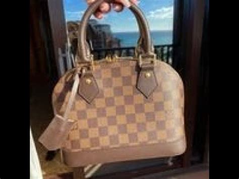 Louis Vuitton Unboxing Alma Bb Youtube