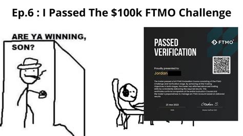 I Passed The K Ftmo Challenge Youtube