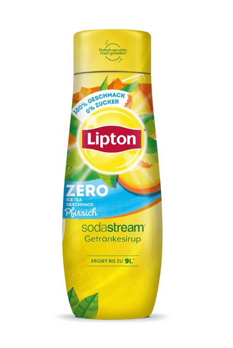 SYROP SODASTREAM LIPTON ICE TEA BRZOSKWINIA ZERO KONCENTRAT 440ml