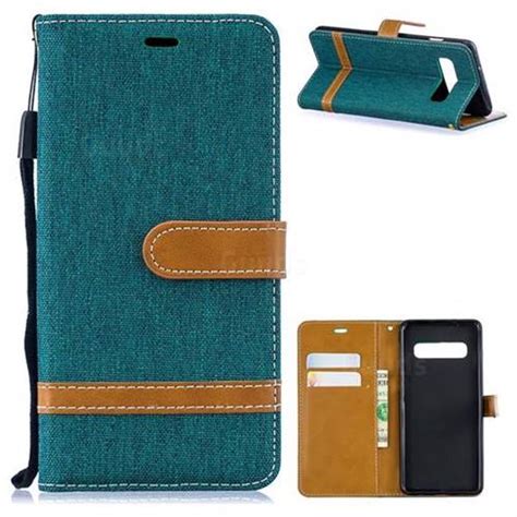 Jeans Cowboy Denim Leather Wallet Case For Samsung Galaxy S Inch