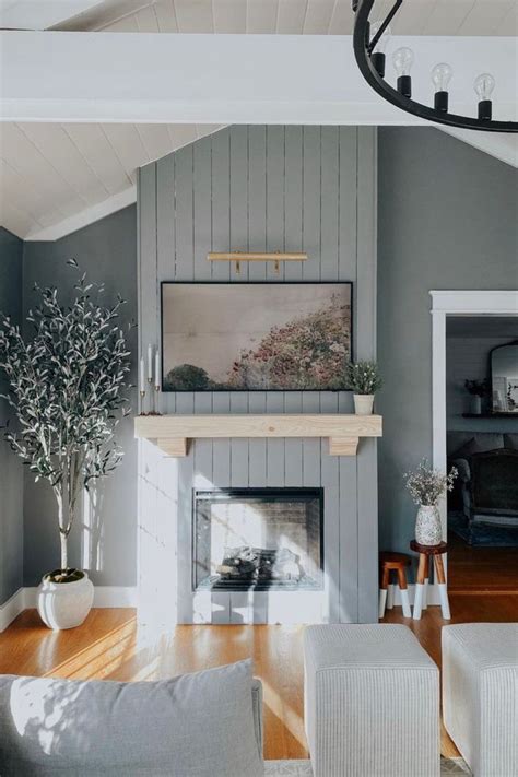 50 Stylish Shiplap Fireplace Ideas Chaylor And Mads Shiplap Fireplace White Fireplace