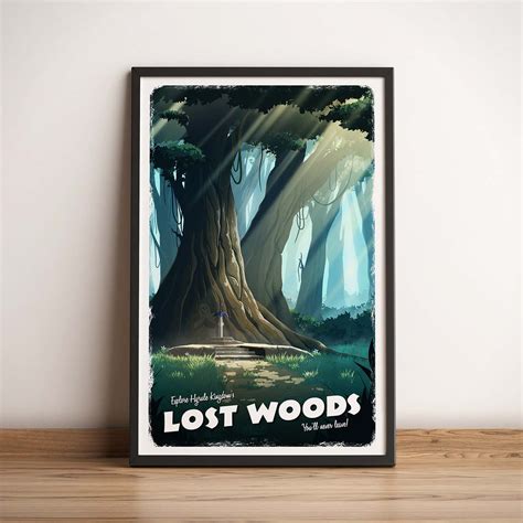 Lost Woods (Legend of Zelda) Travel Poster - Free DLC Artwork