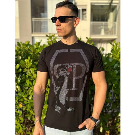 Camisa Masculina Plein IMPORTADAS FRAJOLA Shopee Brasil