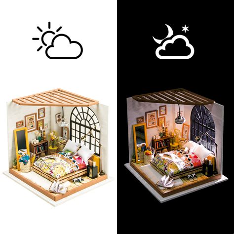 Robotime Rolife Alice S Dreamy Bedroom The Dolls House Boutique