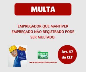 Empregador que não registra empregado pode ser multado