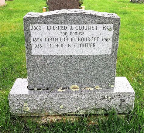 Matilda Bourget Cloutier 1895 1967 Find A Grave Memorial