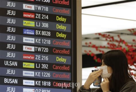 포토 제주 돌풍에 항공편 잇따라 결항 네이트 뉴스