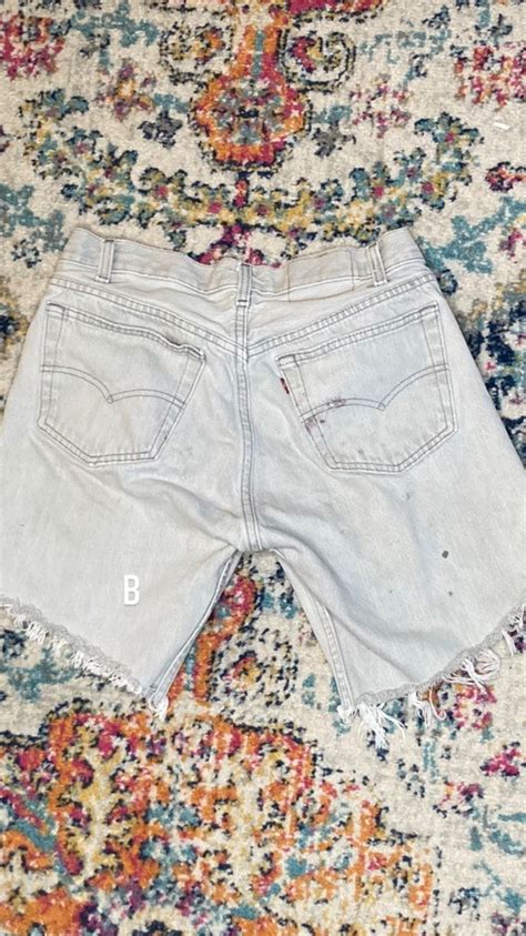 Vintage Levis Silver Tab Reworked Denim Shorts Gem