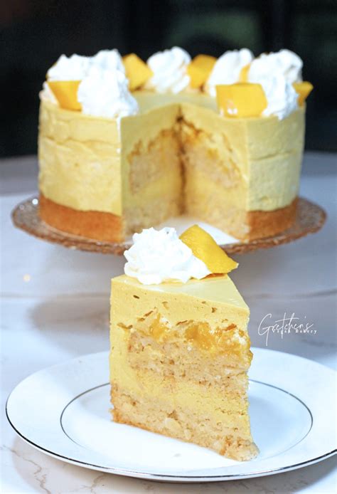 Vegan Mango Mousse Cake Gretchen S Vegan Bakery