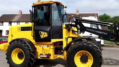 JCB 412S Agri Farm Master Loading Shovel YouTube