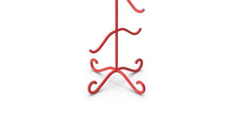 Red Mug Tree Stand 3D, Incl. red & tree - Envato Elements