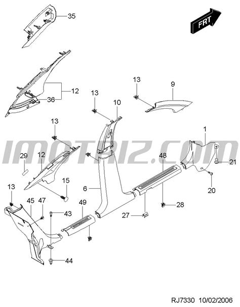 Moldura De Paral De Puerta Chevrolet Optra